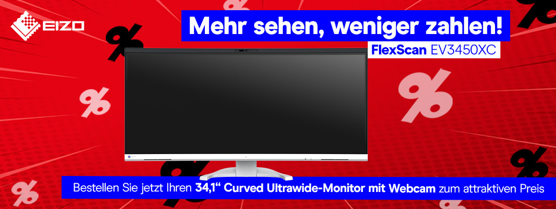 Eizo FlexScan EV3450XC Monitor Banner